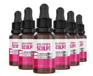 Gelatine Sculpt natural weight loss supplement bottle for metabolism and fat burning